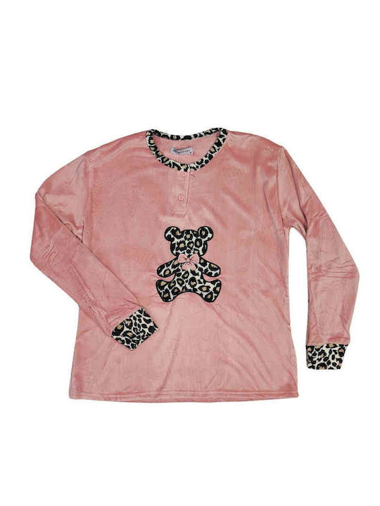 Lovelx Homewear Χειμερινό Γυναικείο Σετ Πιτζάμας Σάπιο Μήλο Lovelx Homewear Χειμερινό Γυναικείο Σετ Πιτζάμας Σάπιο Μήλο