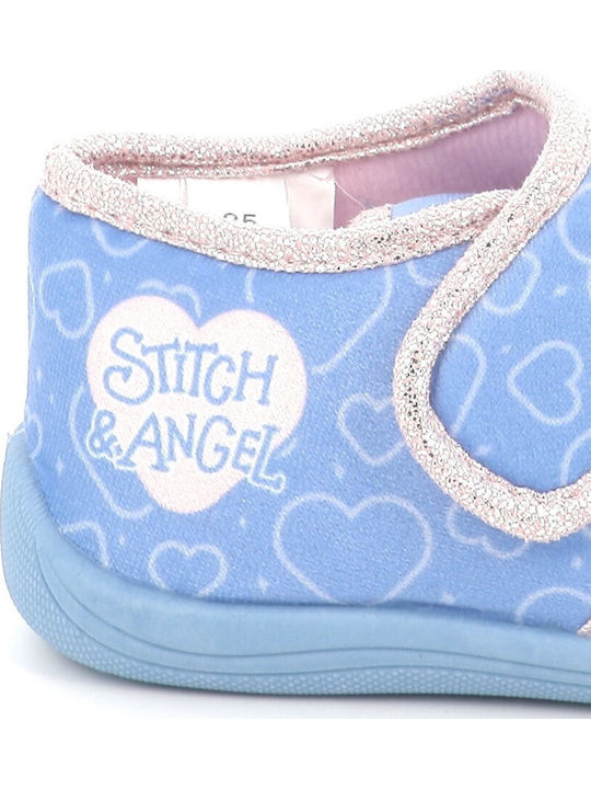 Παντόφλες Μποτάκια Μπλε Stitch