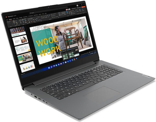 Lenovo V17 G4 IRU 17.3" IPS FHD (i7-13620H/16GB/512GB SSD/W11 Pro) Gri de fier (Tastatură US)