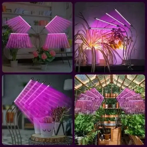 Desk Grow Light with LED and Power 80W 65cm.