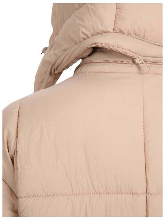 Women's Lifestyle Jacket for Winter Beige