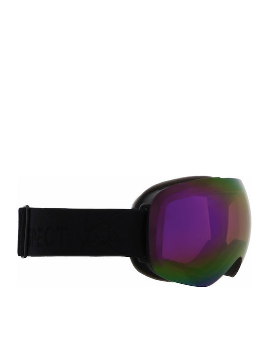 Red Bull Spect Ski & Snowboard Goggles Kids Black with Lens in Black Color