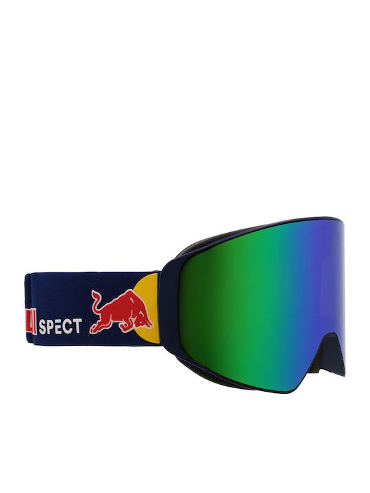 Red Bull Spect Μάσκα Σκι & Snowboard Ενηλίκων Μπλε με Φακό Φιμέ σε Μπλε Χρώμα