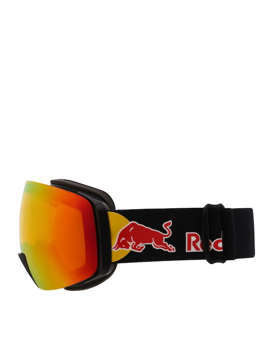 Red Bull Spect Ski & Snowboard Goggles Kids Black with Lens in Black Color