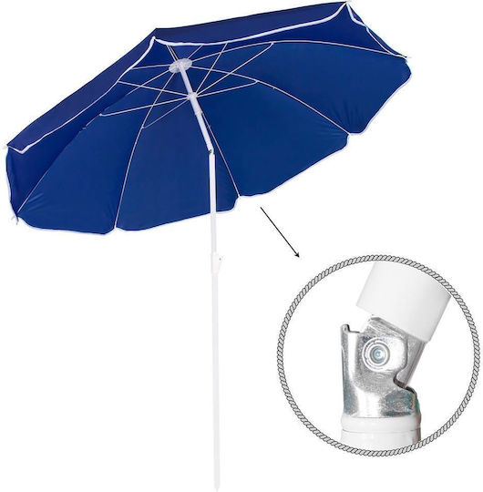Umbrelă Pliabilă Plajă Diametru 1.8m Albastră
