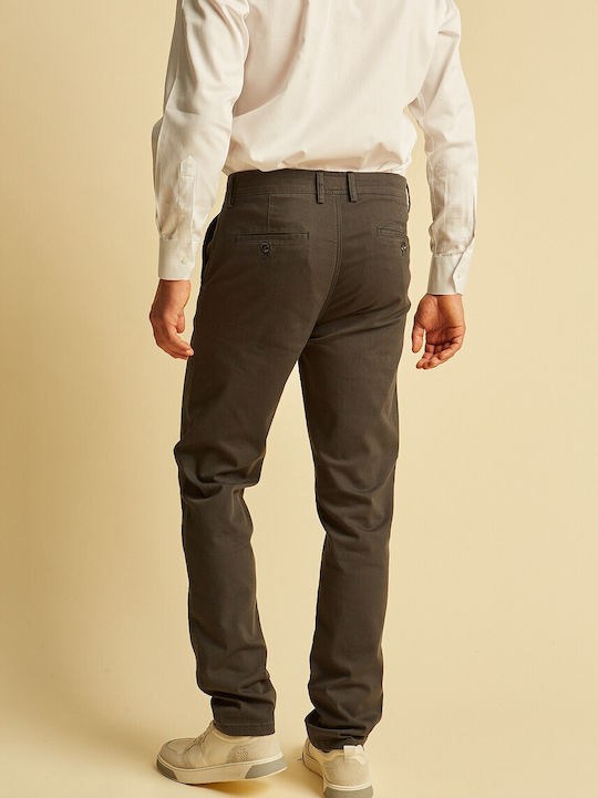 Pantaloni Chino Elastic Anthracite