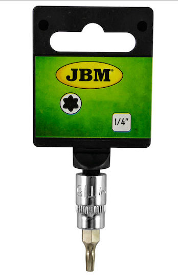 JBM Καρυδάκι με Μύτη Torx και Καρέ Υποδοχής 1/4''