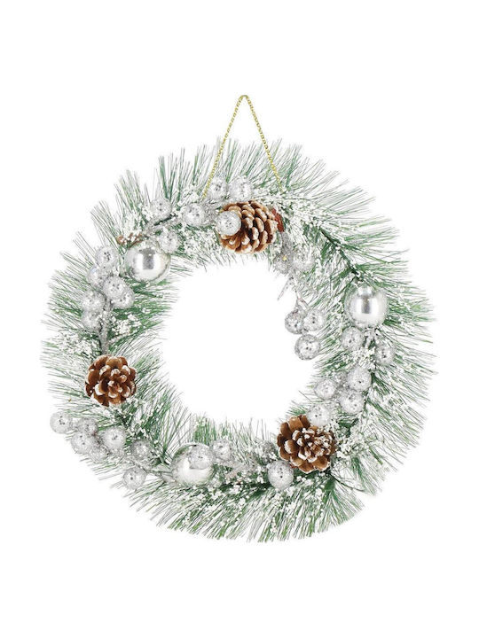 Christmas Lighted Decorative Wreath 24cm