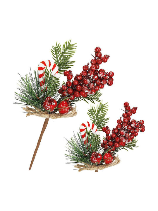 Crăciun Decorativ Plastic Sucursala Lungime 24cm.