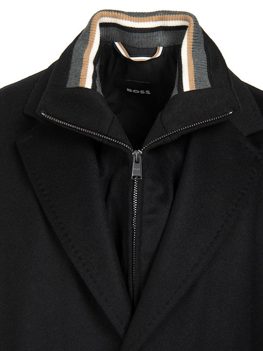 Herren Mantel Black