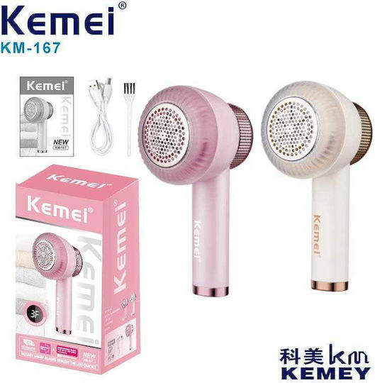 Kemei Fabric Shaver Pink