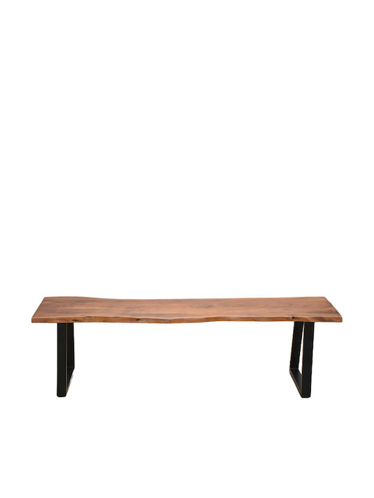 Miles Slim Bench Outdoor Wooden 160x40x45cm