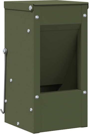 vidaXL Metal Feeder for Rabbits with Capacity 1.5kg 12.5x12.5x25cm.