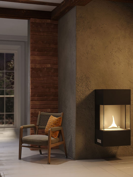 Tenderflame Firepit Black 48x34x90cm