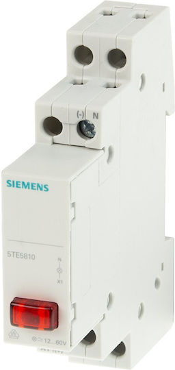 Siemens Μονή Ενδεικτική Λυχνία Πίνακα Κόκκινη LED 230VAC