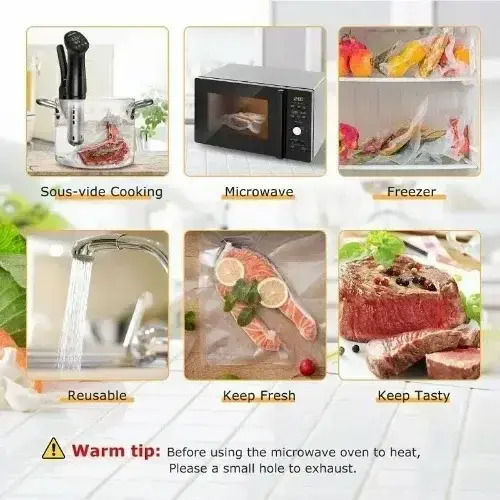 Hoomei Grainy Vacuum Sealer Bag 250x300mm