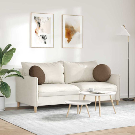 vidaXL Възглавница за диван Кафе 2бр 40x40см.