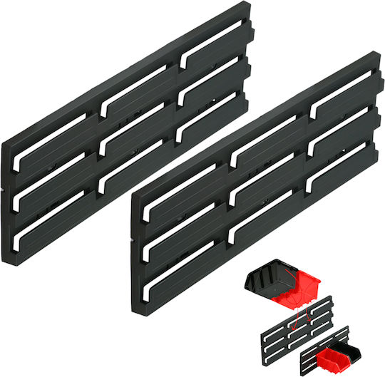 Prosperplast Durchbrochener Rücken 38.6x38.6cm 2Stück KBBS4013