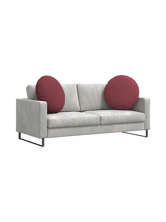 vidaXL Sofa Cushion Red 2pcs 80x80cm.