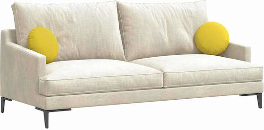 vidaXL Възглавница за диван Soft Yellow 2бр 30x30см.