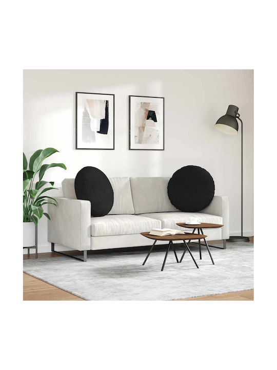 vidaXL Μαξιλάρι Καναπέ Μαύρο 60x60εκ.