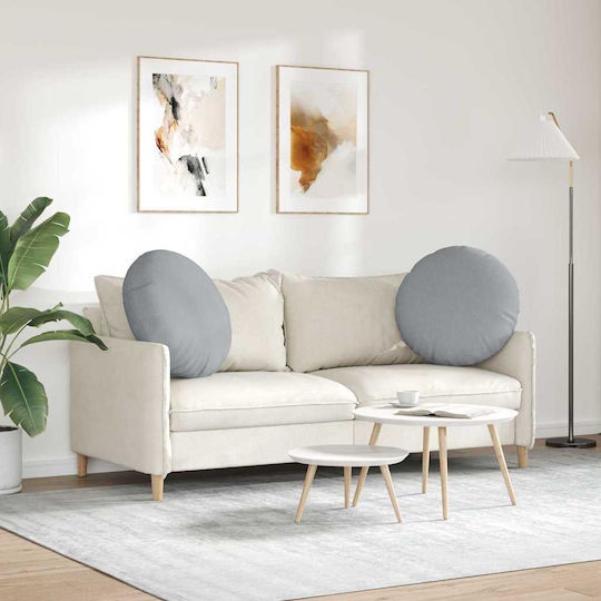 vidaXL Възглавница за диван Light Gray 2бр 60x60см.
