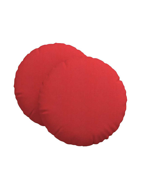 vidaXL Perna de canapea Roșu 2buc 60x60cm.