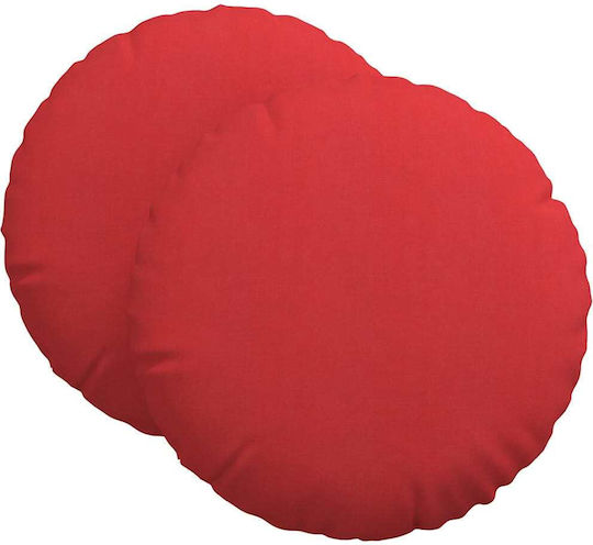 vidaXL Perna de canapea Roșu 2buc 60x60cm.