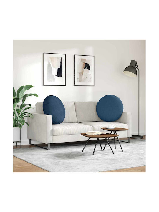 vidaXL Sofa Cushion Blue 2pcs 60x60cm.