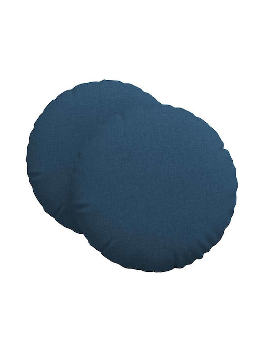 vidaXL Sofa Cushion Blue 2pcs 60x60cm.