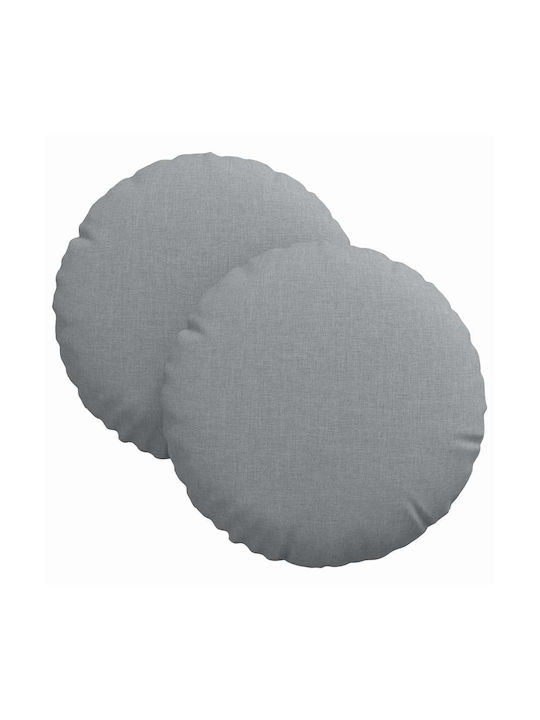 vidaXL Perna de canapea Light Gray 2buc 30x30cm.