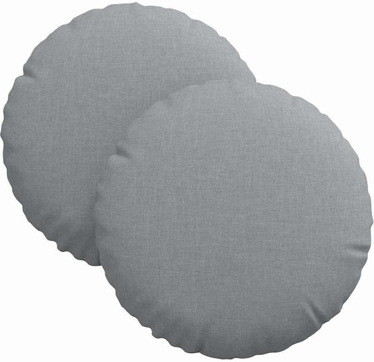 vidaXL Sofa Cushion Light Gray 2pcs 30x30cm.