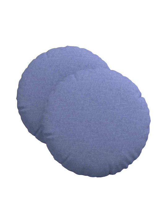 vidaXL Sofa Cushion Jeans Blue 2pcs 40x40cm.