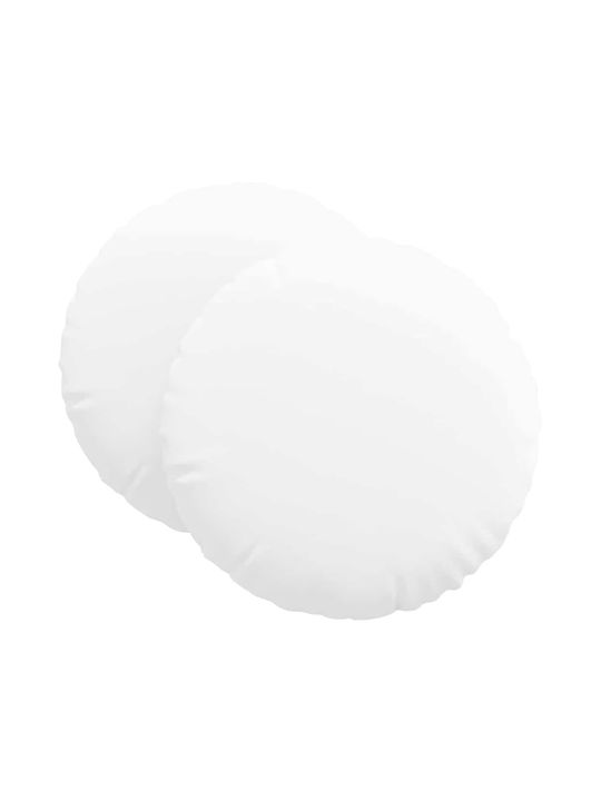 vidaXL Sofa-Kissen White 2Stück 60x60cm.