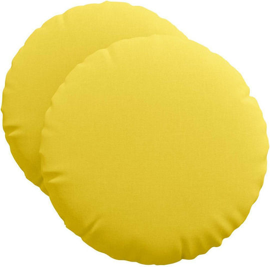 vidaXL Perna de canapea Soft Yellow 2buc 50x50cm.