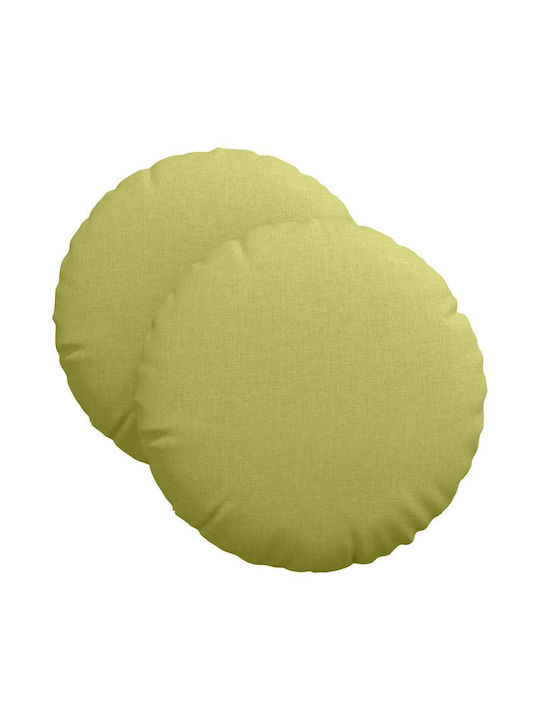 vidaXL Възглавница за диван Light Green 2бр 40x40см.
