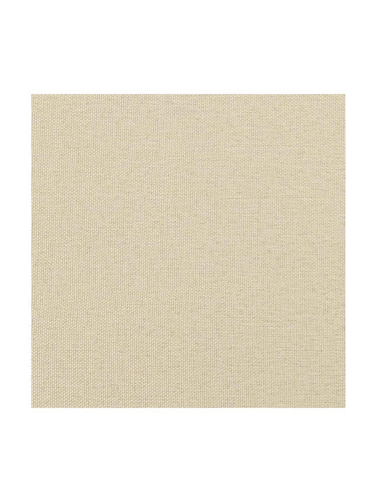 vidaXL Sofa-Kissen Cream 2Stück 50x50cm.