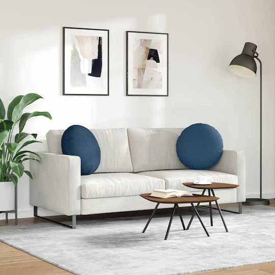 vidaXL Sofa Cushion Blue 2pcs 50x50cm.