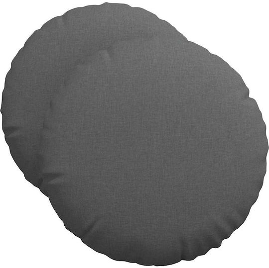 vidaXL Sofa Cushion Dark Gray 2pcs 50x50cm.