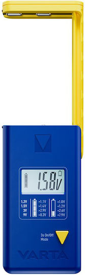 Varta 75305 Ψηφιακό Battery Tester με Πτυσσόμενη Υποδοχή