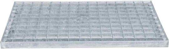 Vidaxl Silver Screen 50 X 35 X 2 Cm Galvanized Steel Cold Dipped