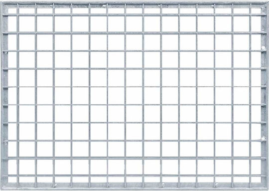 Vidaxl Silver Screen 50 X 35 X 2 Cm Galvanized Steel Cold Dipped
