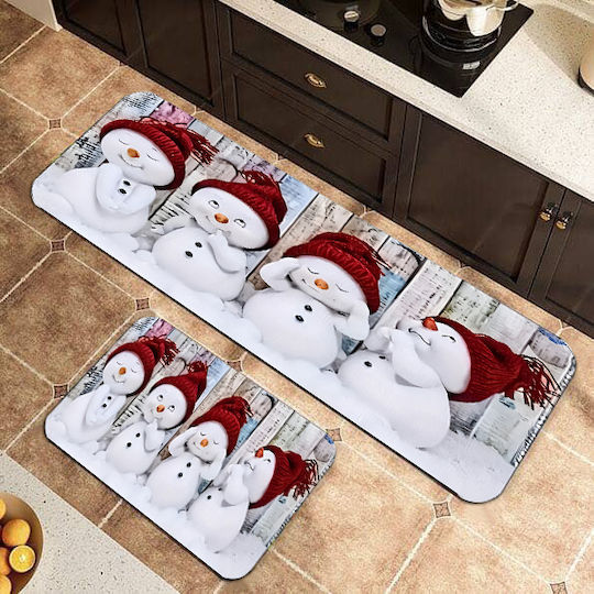 Set of 2 Non-Slip Mats 160x50cm & 80x50cm Noel-020