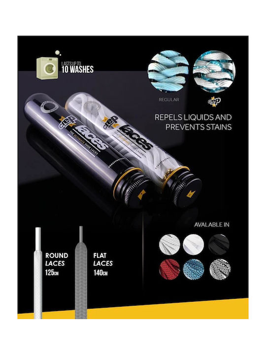Crep Protect Κορδόνια Παπουτσιών Λευκά 2τμχ 120cm
