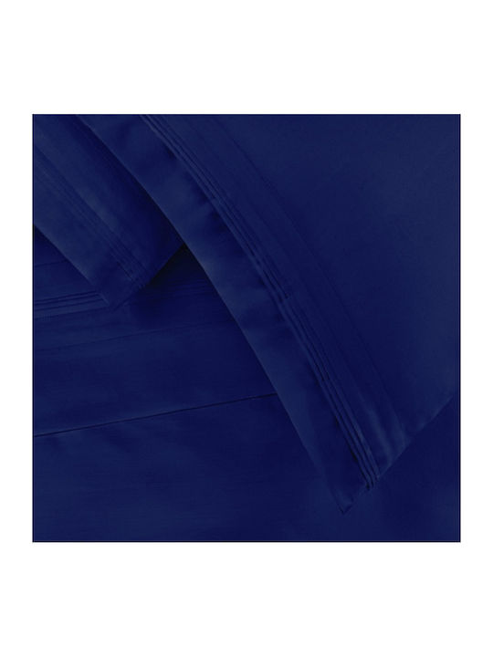 Set Cearșafuri 240x260cm. Albastru 4buc