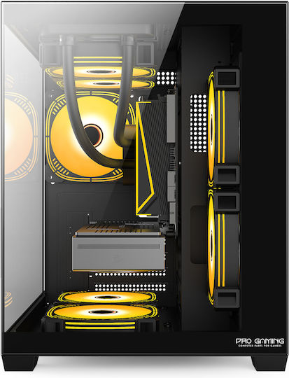 ProGaming Ambra Desktop PC (i7-9700/32GB DDR4/1TB SSD/Radeon RX 580/W11 Home) Negru