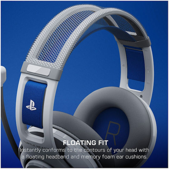 Turtle Beach Atlas 200 Over Ear Gaming Headset με σύνδεση 3.5mm Λευκό for PC / PS5