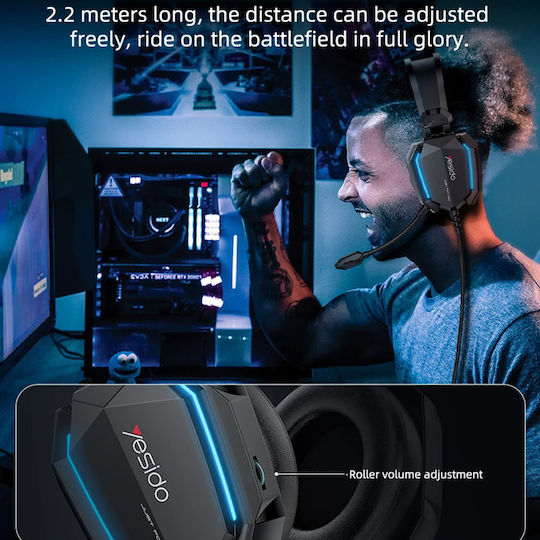 Yesido EK03 Over Ear Gaming Headset with Connection 3.5mm