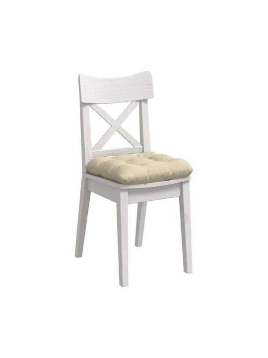 vidaXL Zierkissen Beige 40x40cm