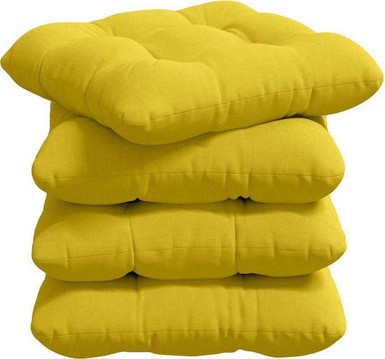 vidaXL Sofa Cushion Yellow 45x45cm